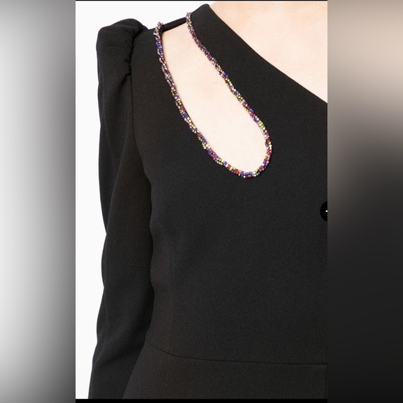 NWOT REBECCA VALLANCE 
Victoria One-Shoulder Mini Dress - Black Size US 2
$552 - Picture 4 of 8